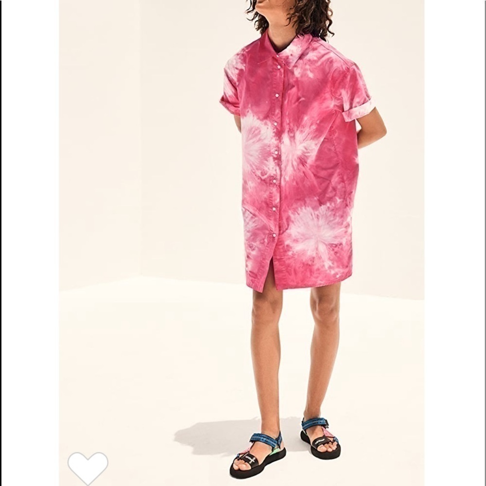 MSGM Collared Shirt Dress